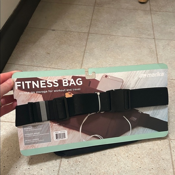 Marika Black Belt Bag for Men - Picture 2 of 2